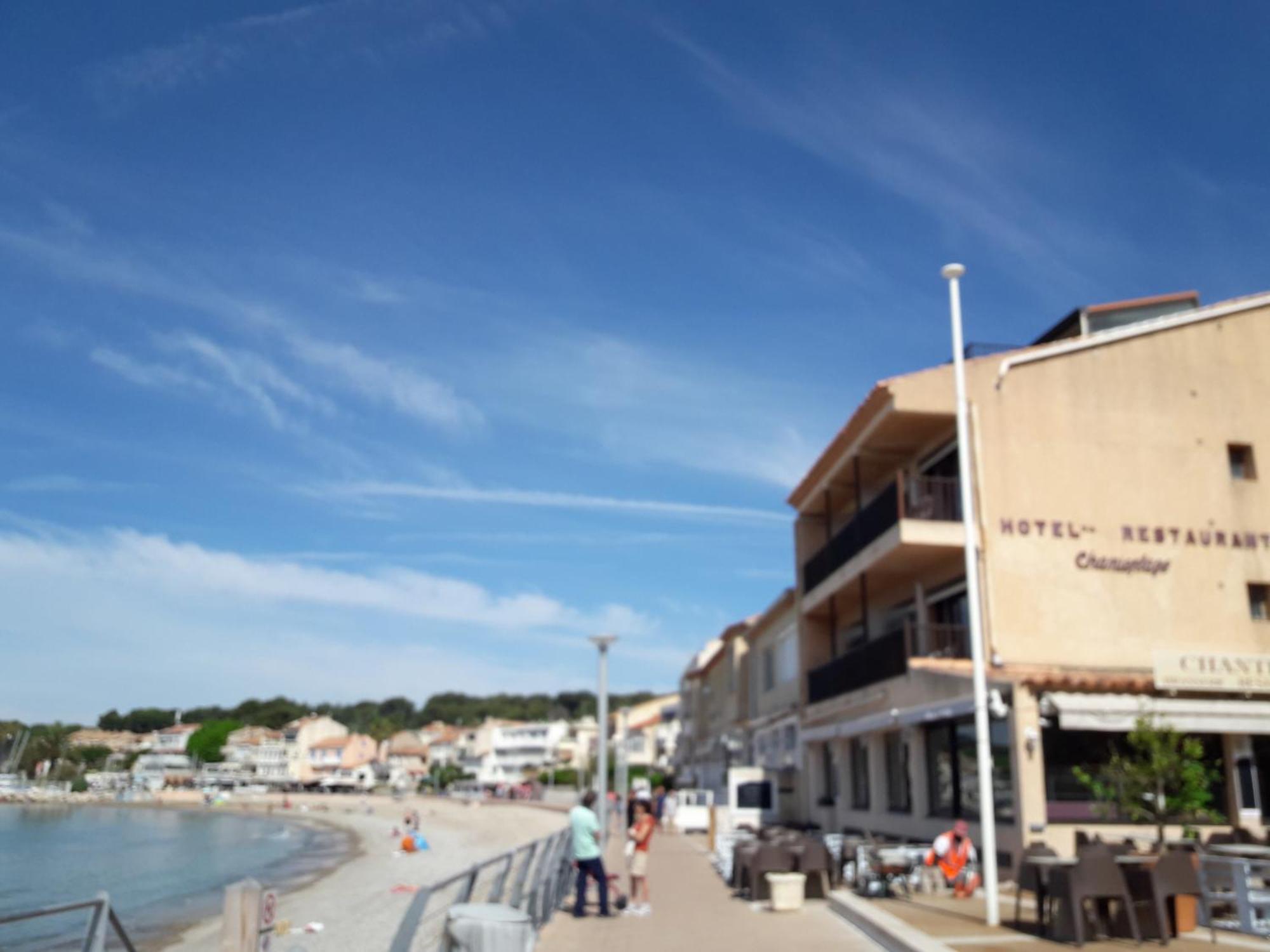 Hotel Chanteplage Saint-Cyr-sur-Mer Bagian luar foto